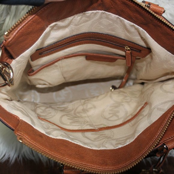 Michael Kors Brown Leather Bucket Bag - Picture 4 of 5